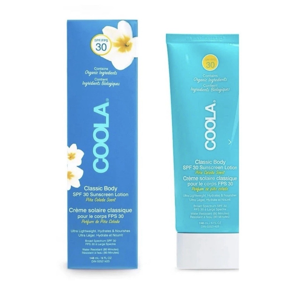 2 COOLA CLASSIC BODY SPF 30 PINA COLADA Sunscreen 5OZ) BRAND NEW SEALED